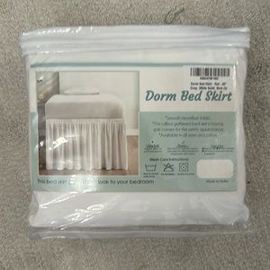 Dorm Bed Skirt 30”